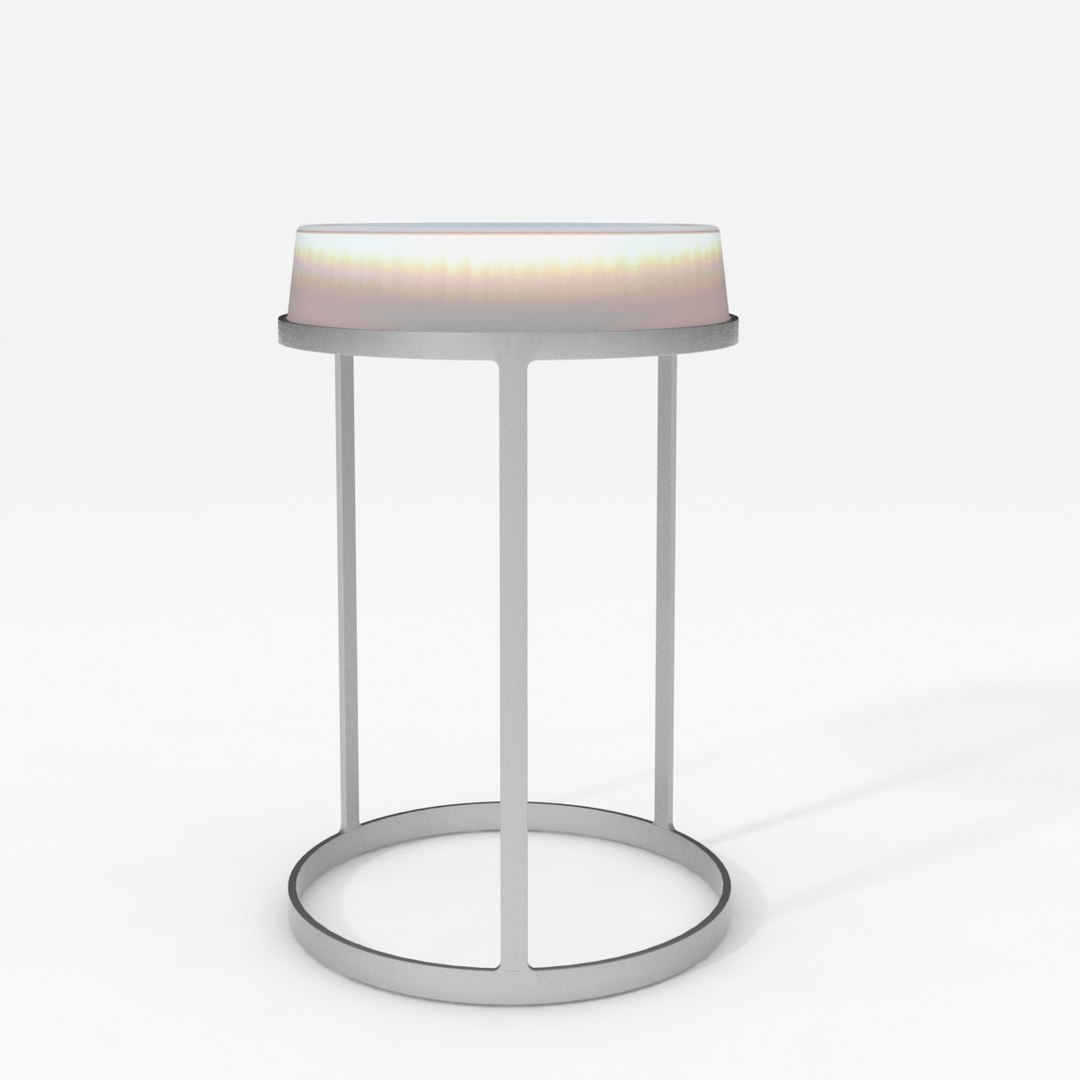 3d Glass Topped Table Model
