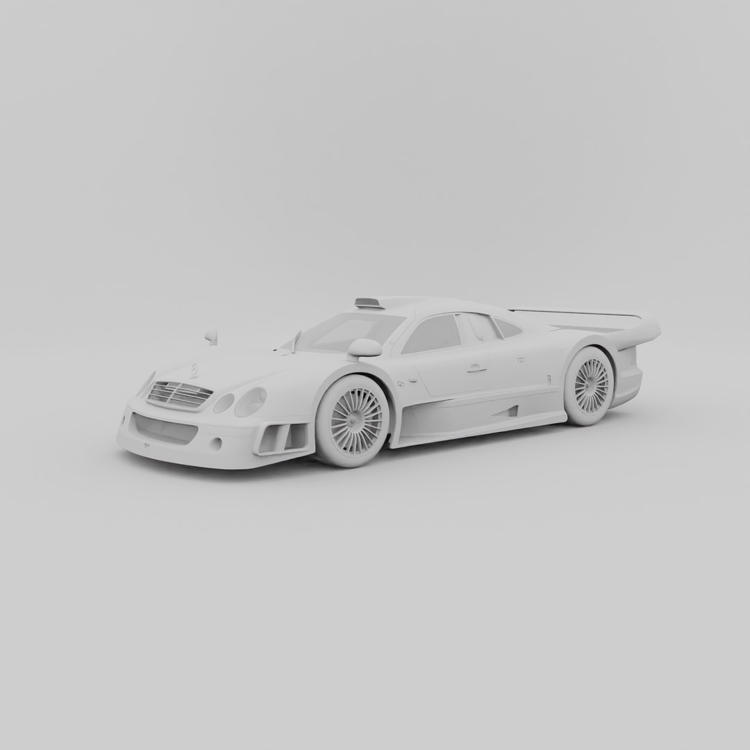 3D Model Mercedes-Benz CLK GTR 1999 - TurboSquid 2242178