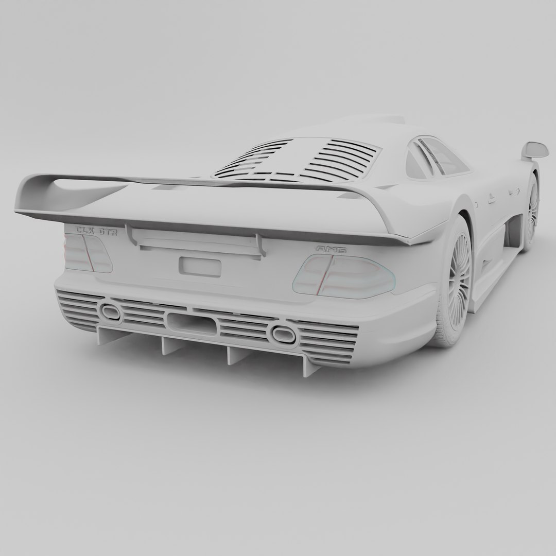 3D Model Mercedes-Benz CLK GTR 1999 - TurboSquid 2242178