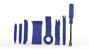 Auto Trim Removal Tool Set 3D model