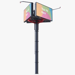 Three-Sided Digital Billboard 6x3