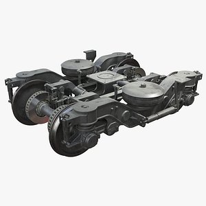 train bogie 3D model
