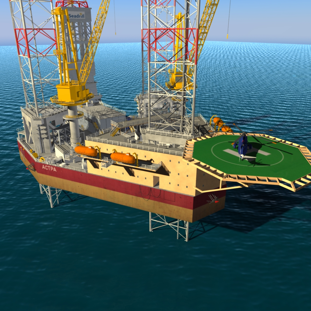 Obj Jack Oil Rig