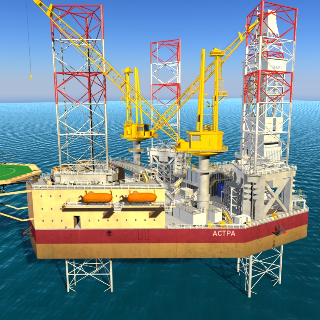 Obj Jack Oil Rig