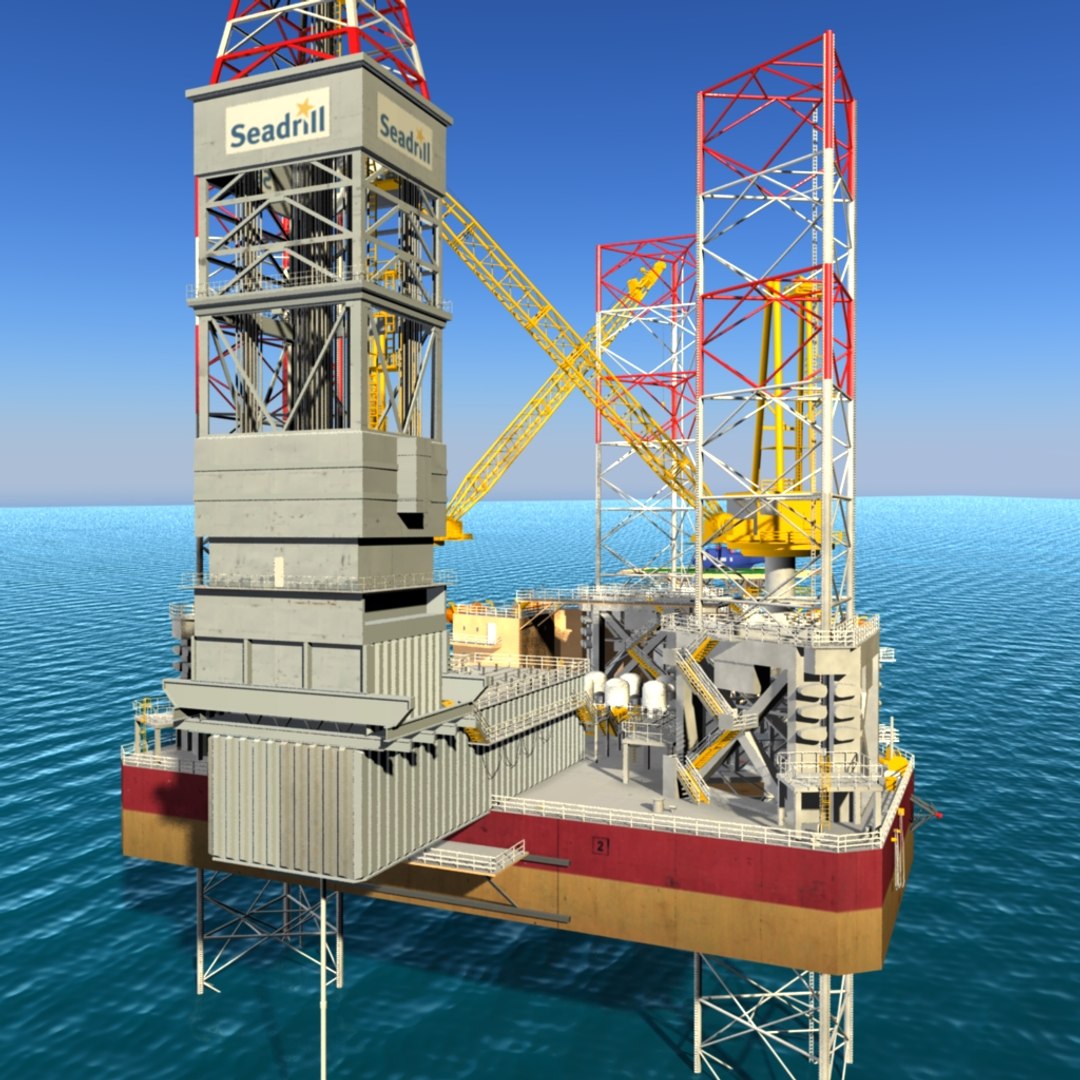 Obj Jack Oil Rig