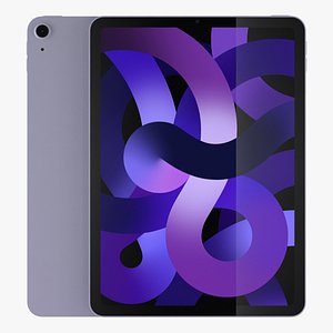3D model Apple iPad Air 2022 Purple