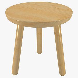 minimalist wooden bench wood model