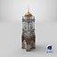 Tower Clock Low Poly