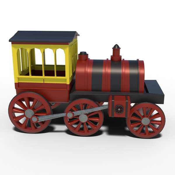 modelo 3d Toy Train Engine - TurboSquid 2078906