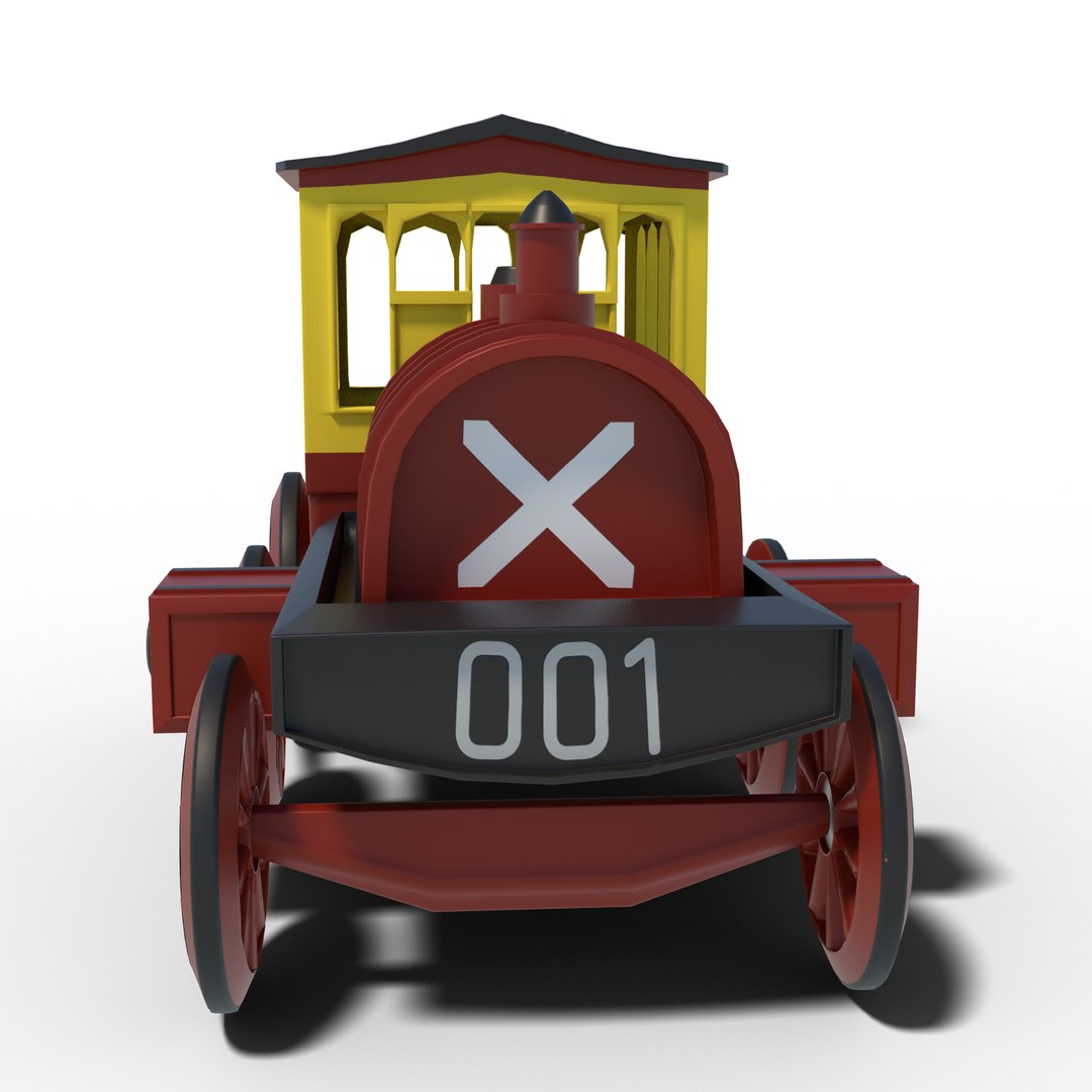 Toy Train Engine Model - TurboSquid 2078906