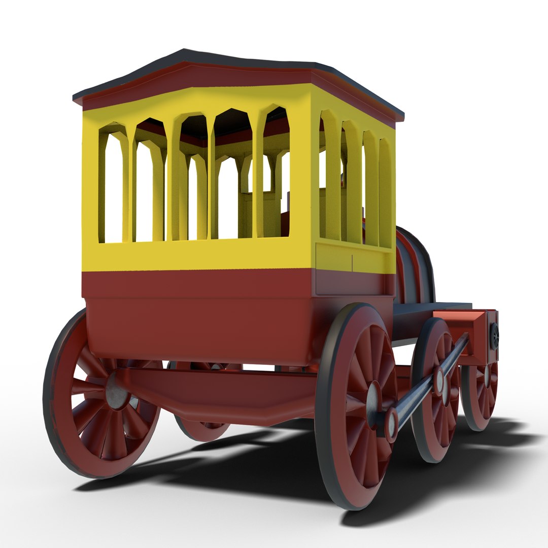 Toy Train Engine Model - TurboSquid 2078906