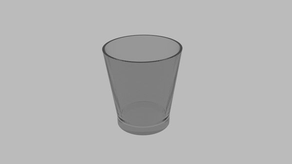 glass cup 3d model