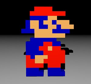 3d mario - sprite