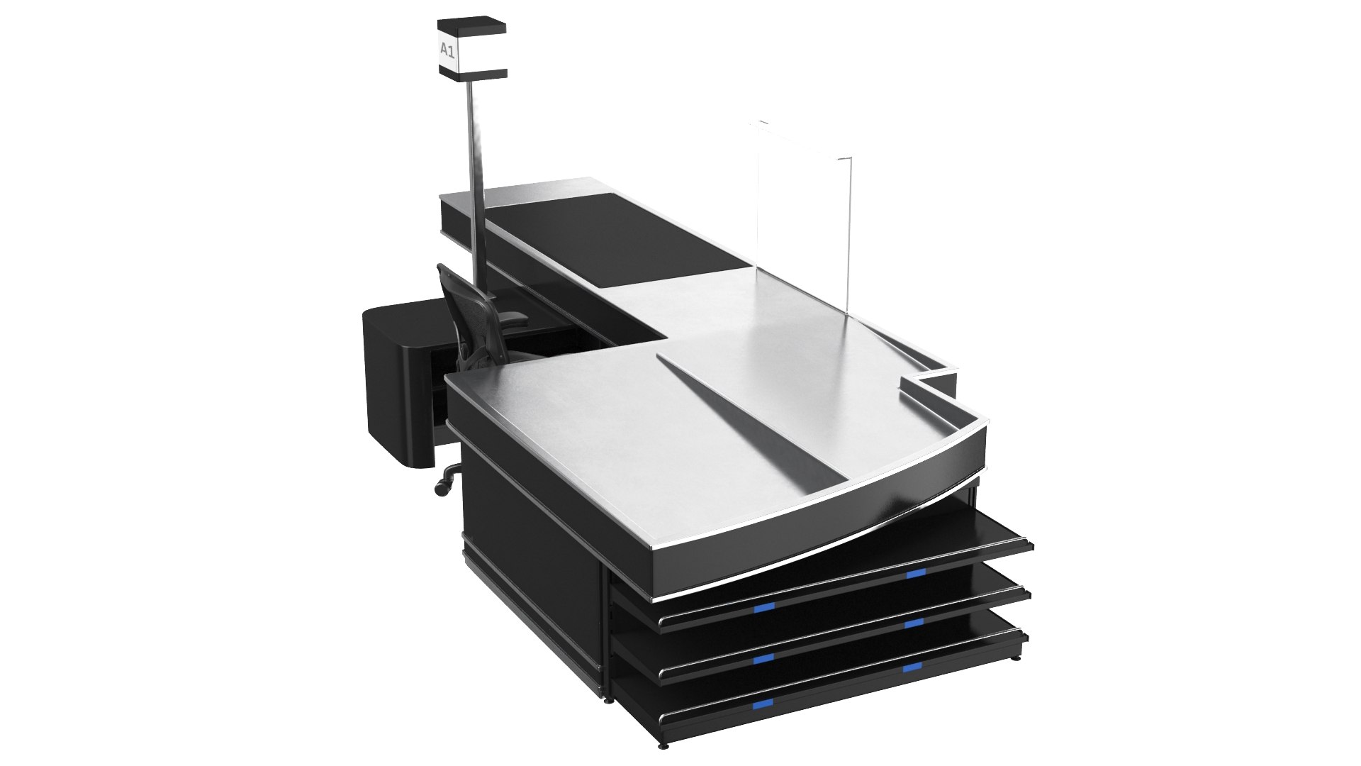 3D Detailed Checkout Counter model https://p.turbosquid.com/ts-thumb/Nj/XOWinu/xj/3/jpg/1676703270/1920x1080/fit_q87/f760e3e867074996d0c13bf0738b74d96760c8f4/3.jpg