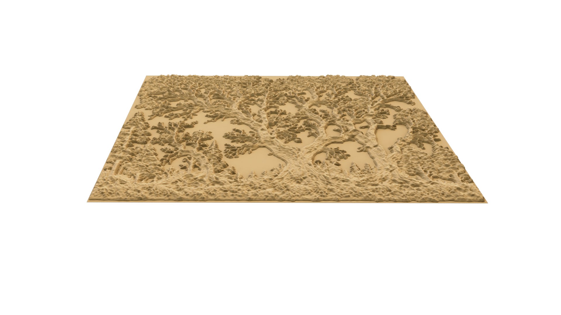 Modern Panel Wall Decor Set Wall Relief Mural CNC 116 3D Model ...