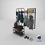 3D realistic wardrobe 2 collections model