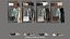 3D realistic wardrobe 2 collections model
