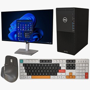 3D model Dell Workstation Collection