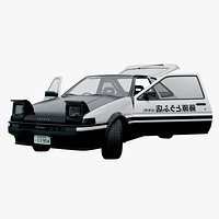 Rigged Toyota AE86 Trueno
