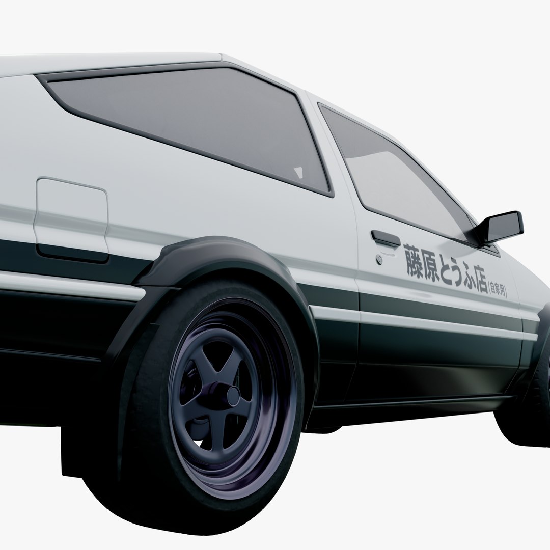 Rigged Toyota AE86 Trueno 3D model https://p.turbosquid.com/ts-thumb/Nj/axoCd7/aB/closedrender2/png/1766685633/1920x1080/fit_q87/ae17c700d288ca37c429263da34c874c9d9a2183/closedrender2.jpg