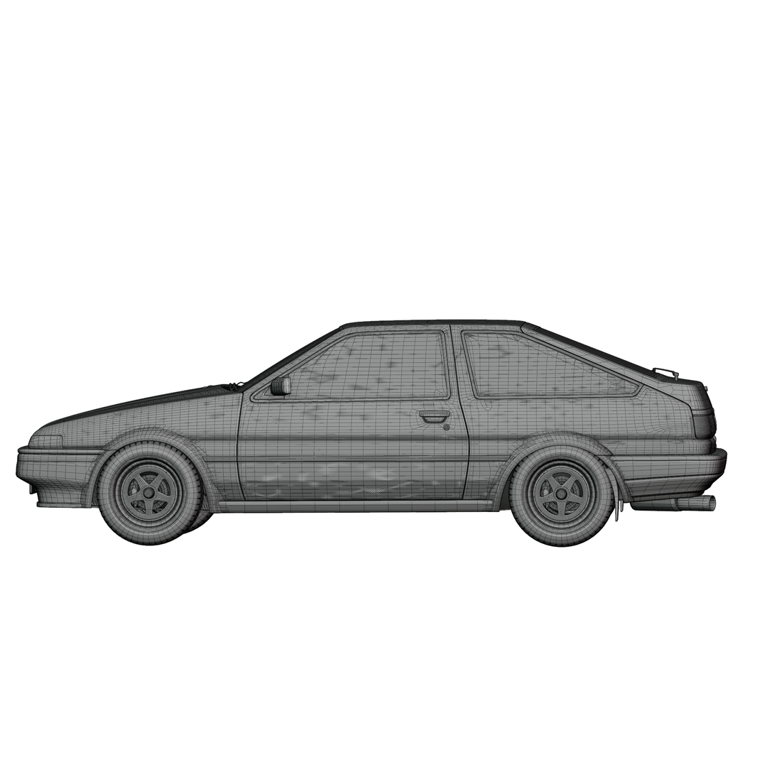 Rigged Toyota AE86 Trueno 3D model https://p.turbosquid.com/ts-thumb/Nj/axoCd7/jf/wire360closedall/png/1766685916/1920x1080/turn_fit_q99/1edeb5aee567aa90c9668725a012d8bba469f751/wire360closedall-1.jpg