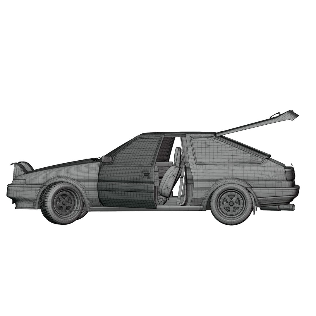 Rigged Toyota AE86 Trueno 3D model https://p.turbosquid.com/ts-thumb/Nj/axoCd7/q3/wire360openall/png/1766685890/1920x1080/turn_fit_q99/a56f1f90edd62e4e456edef254965b4bbb222dc2/wire360openall-1.jpg