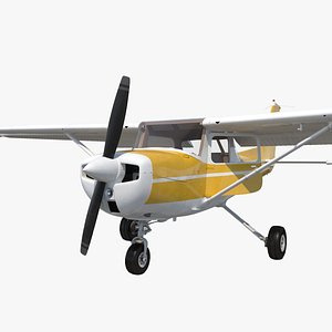 Cessna 150 Rigged 3 3D Model