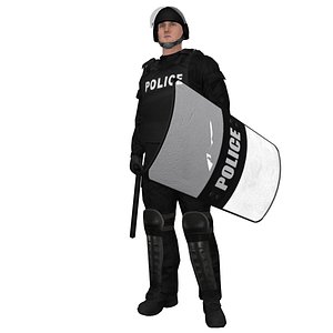 max rigged riot police officer