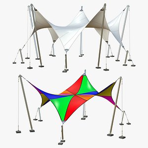 Tensile Structures V52 3D model