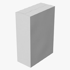 cereal box closed 3d model