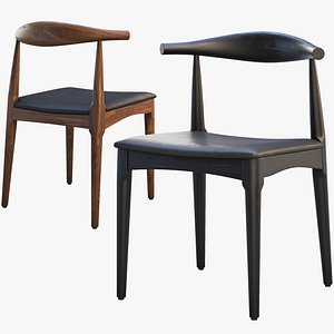 ch20 elbow chair 2 3D model