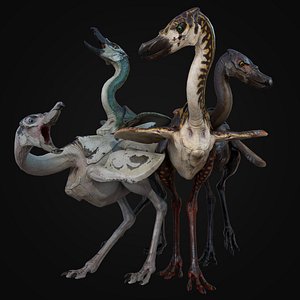 Flightless Alien Bird model