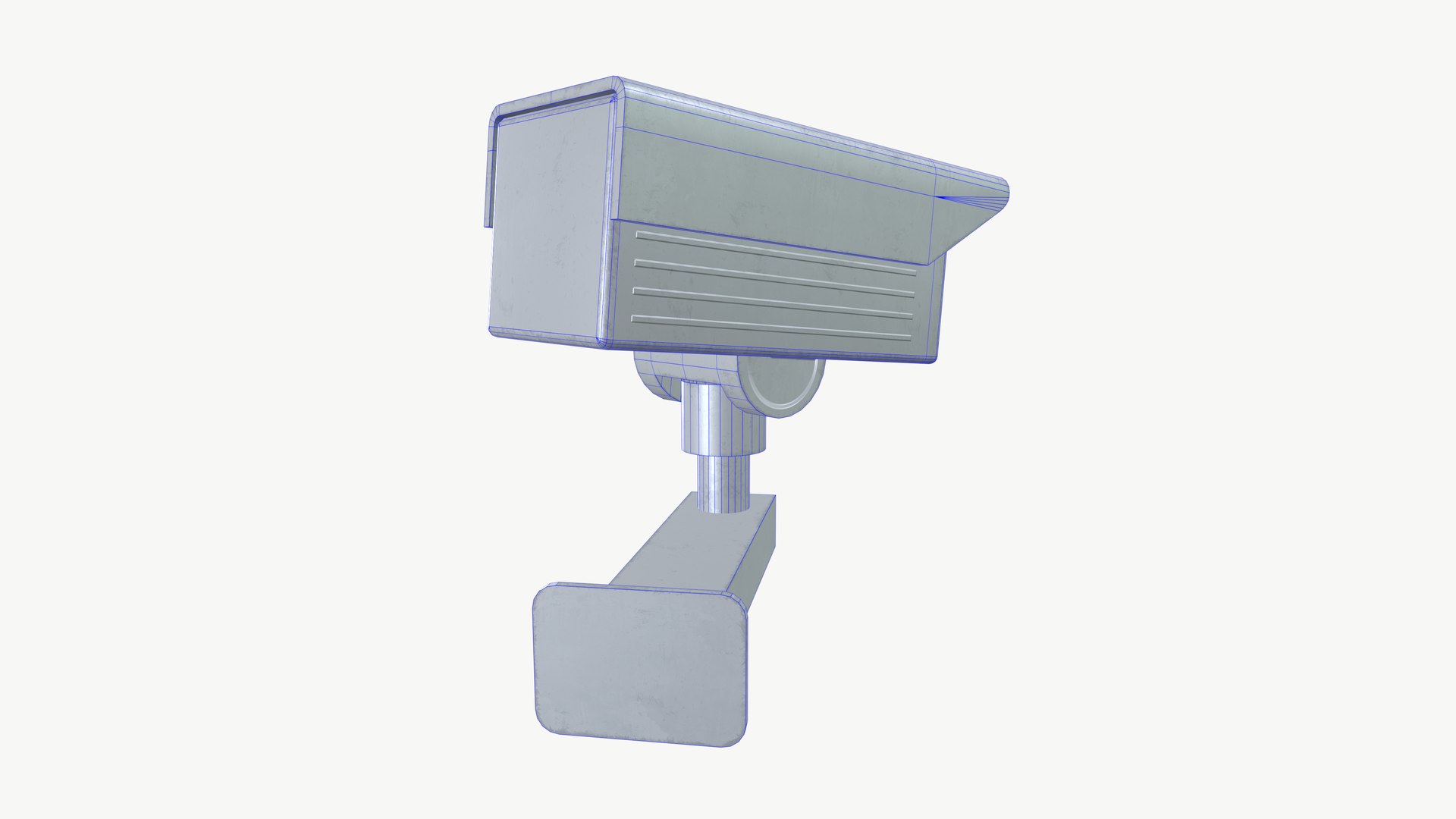 3D Security Camera model https://p.turbosquid.com/ts-thumb/Nj/mUnE7t/3S/wireframe_005/png/1761826236/1920x1080/fit_q87/ac7420f03499ceb51a8675ba96e66890377df54c/wireframe_005.jpg