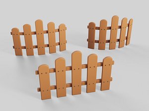 3D Cartoon Fence 8