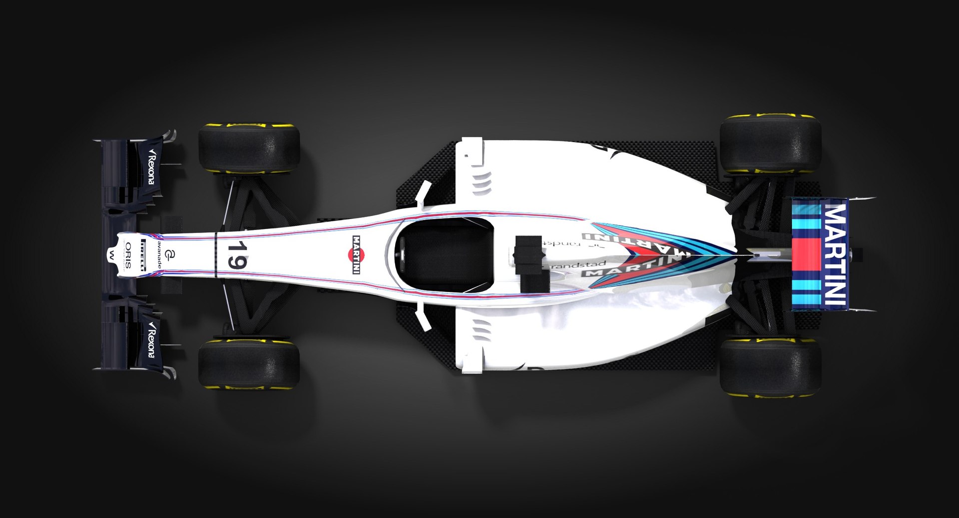 3d Williams Martini Racing Fw38