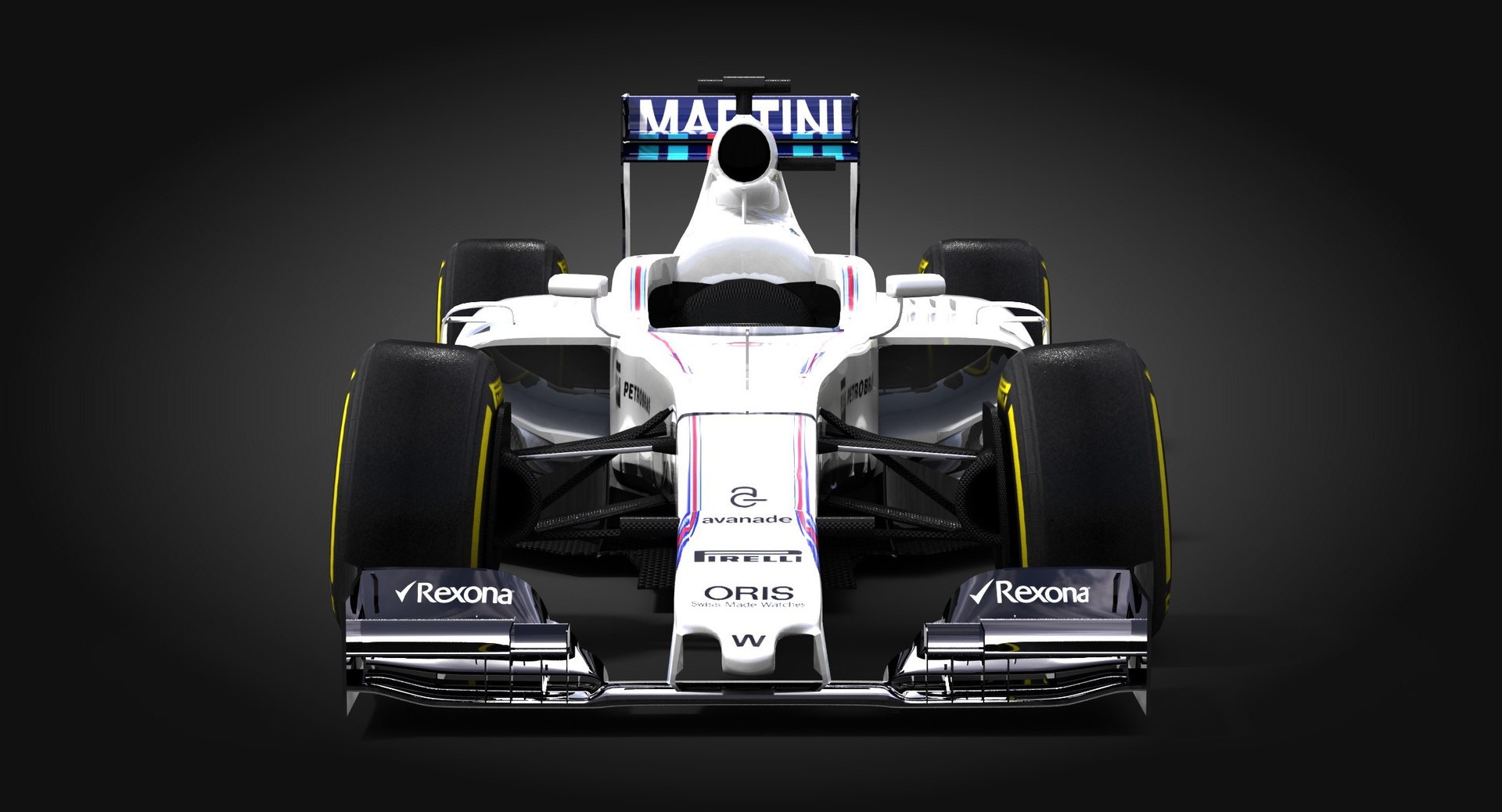 3d Williams Martini Racing Fw38