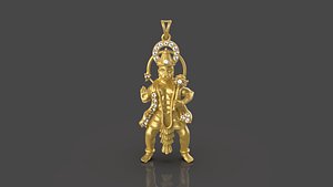 Bajrangbali Pendant - 0073