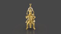 Bajrangbali Pendant - 0073
