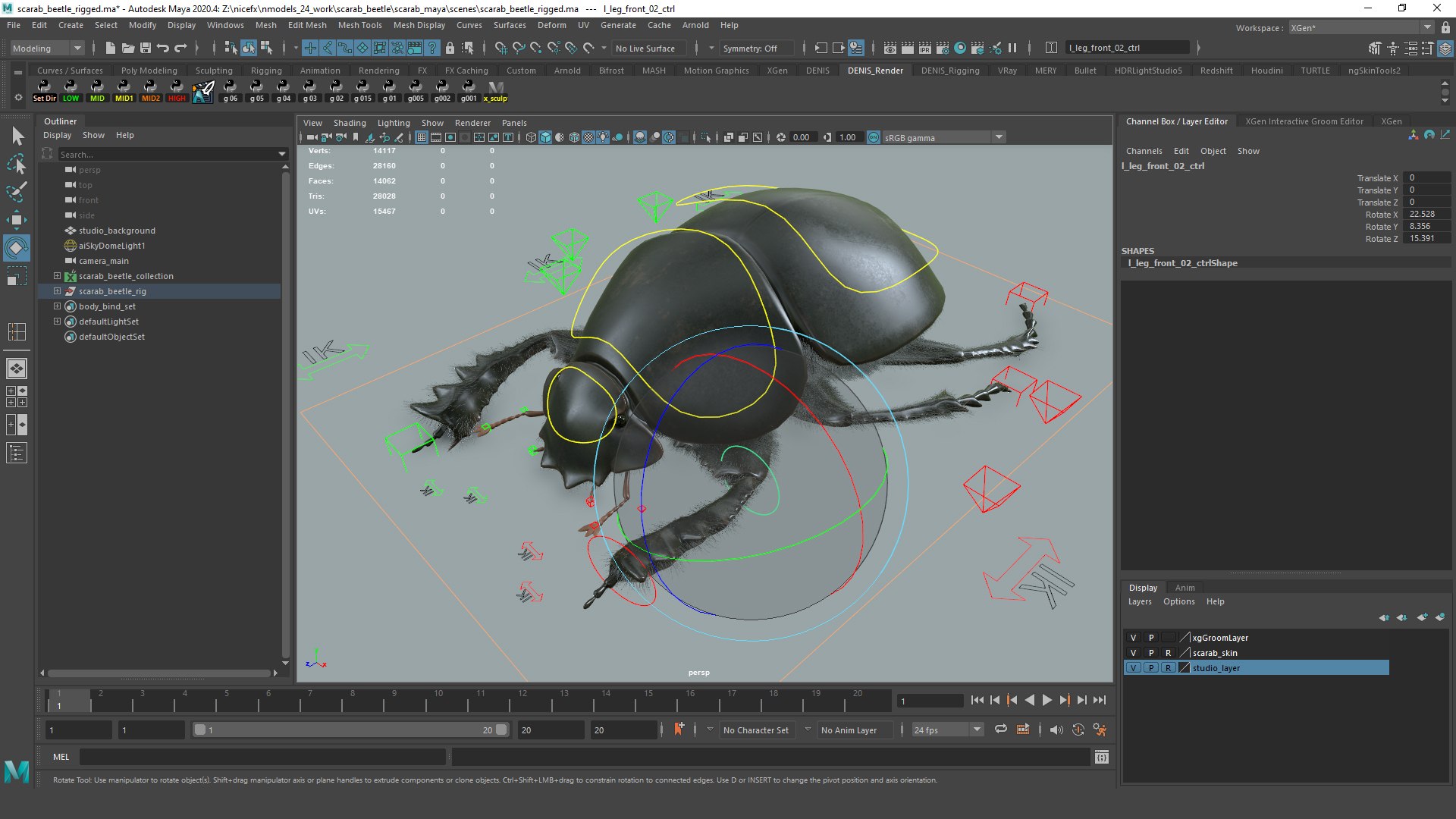 3D Black Scarab Beetle Rigged Xgen model https://p.turbosquid.com/ts-thumb/Nj/puh3DS/lt/scarab_beetle_maya_screen_02/jpg/1715321285/1920x1080/fit_q87/6ebdb11e92923ebe5439696efa191d2e60c3595d/scarab_beetle_maya_screen_02.jpg