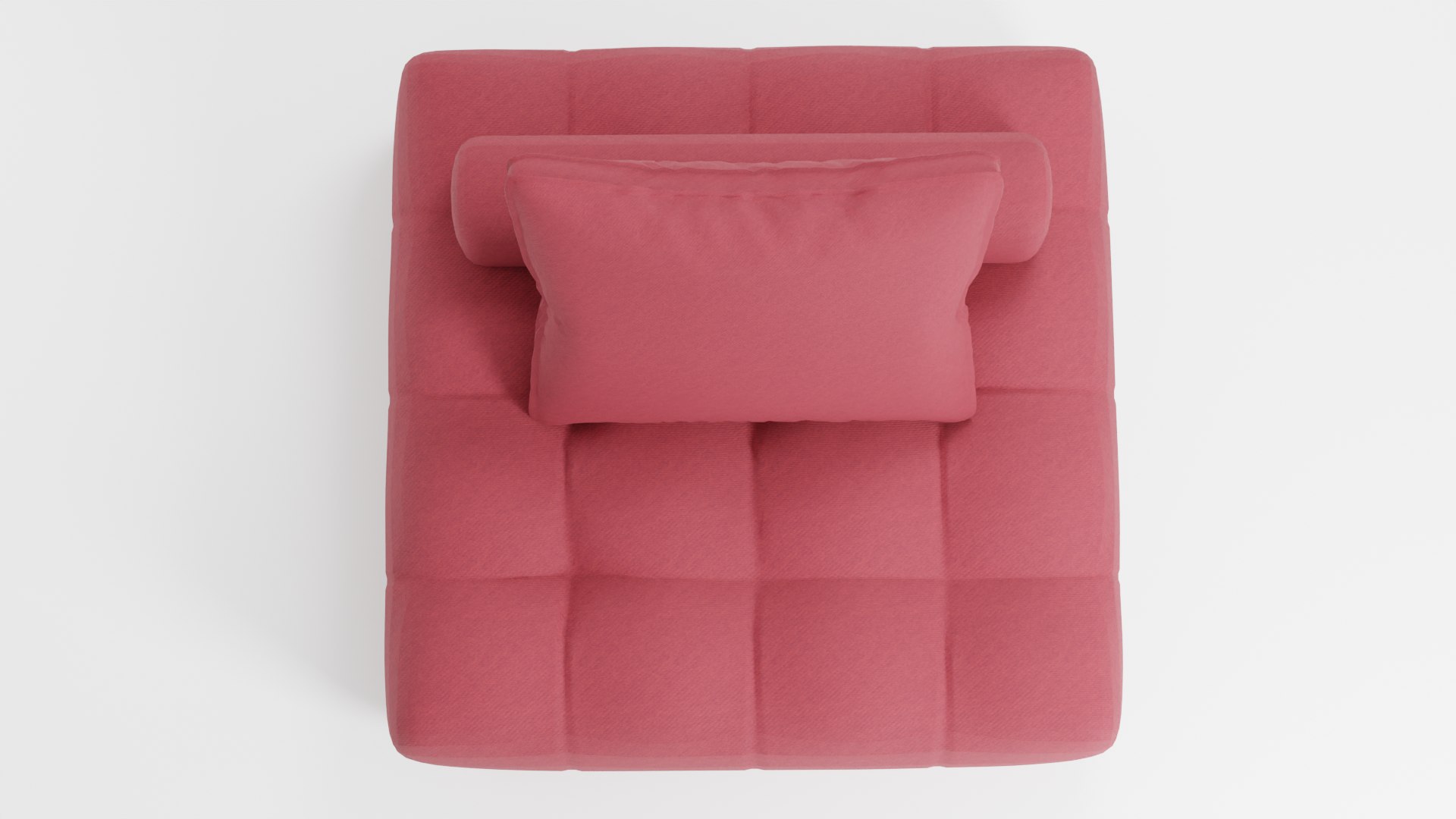 3D Modular Sofa In Red Tones In A Modern Scandinavian Style Model ...