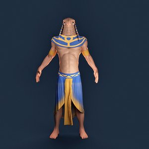 3D character people model