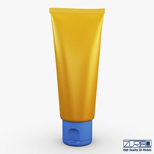 cosmetic cream tube v 3d max