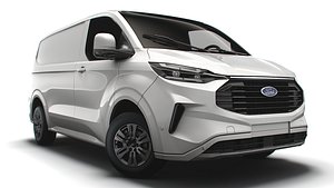 3D Ford Transit Custom Limited L1H1 2023 model