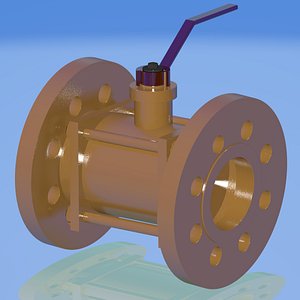 gas valve 3d model
