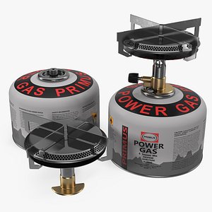 Camping Gas Stove 3D Model