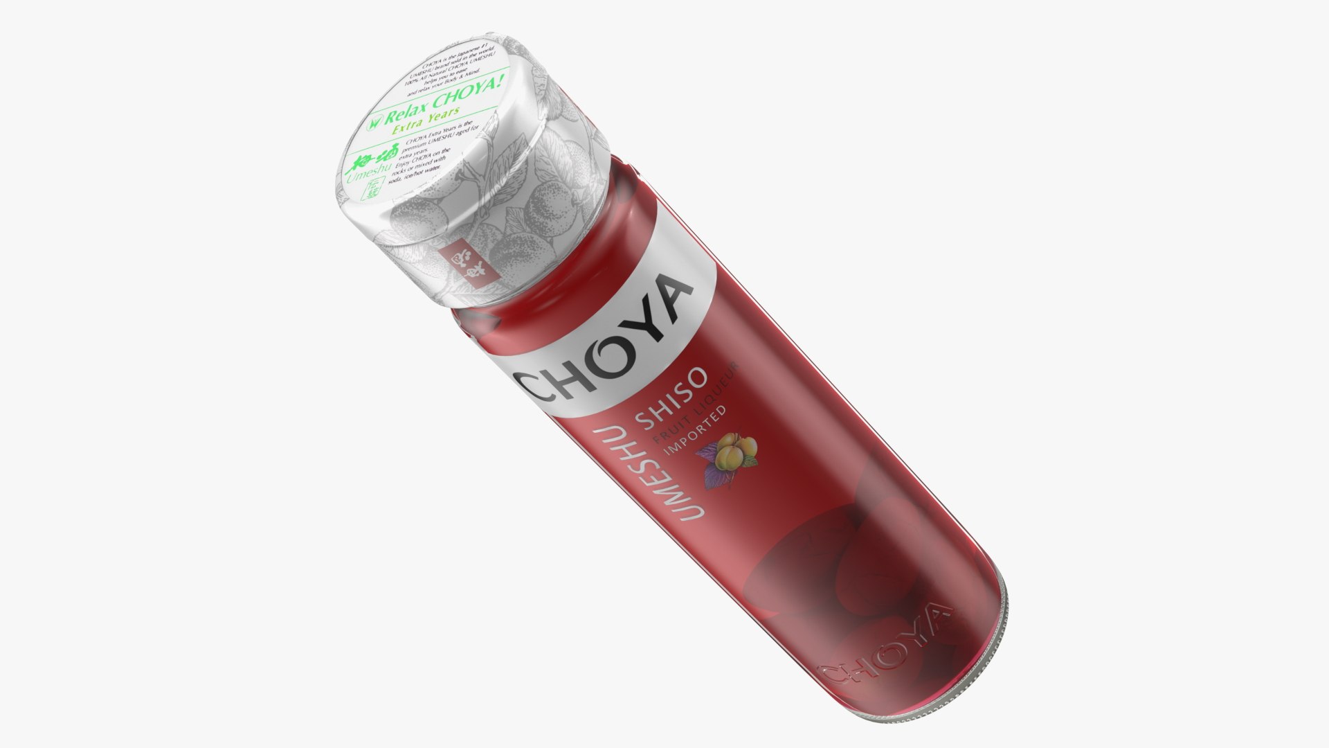 Plum Liqueur Choya Umeshu Shiso 3D model preview