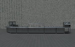 food service 3d model