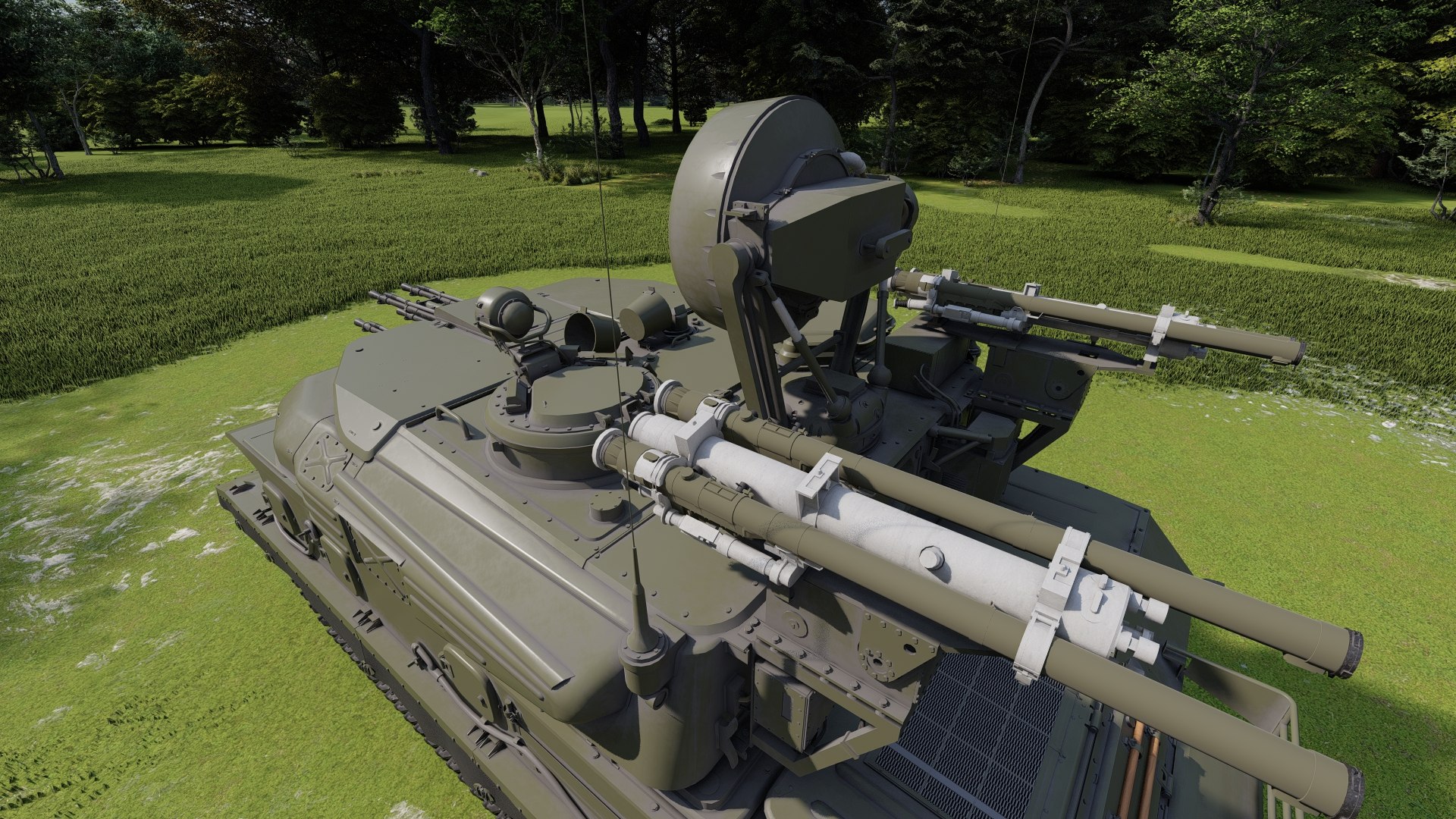 Anti Aircraft Tank 3D Model - TurboSquid 2285907