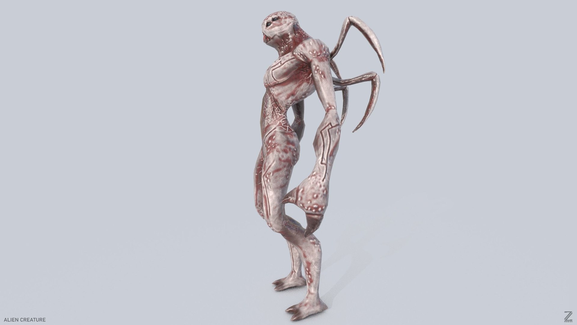 Alien Creature Collection 3D Model - TurboSquid 2297556