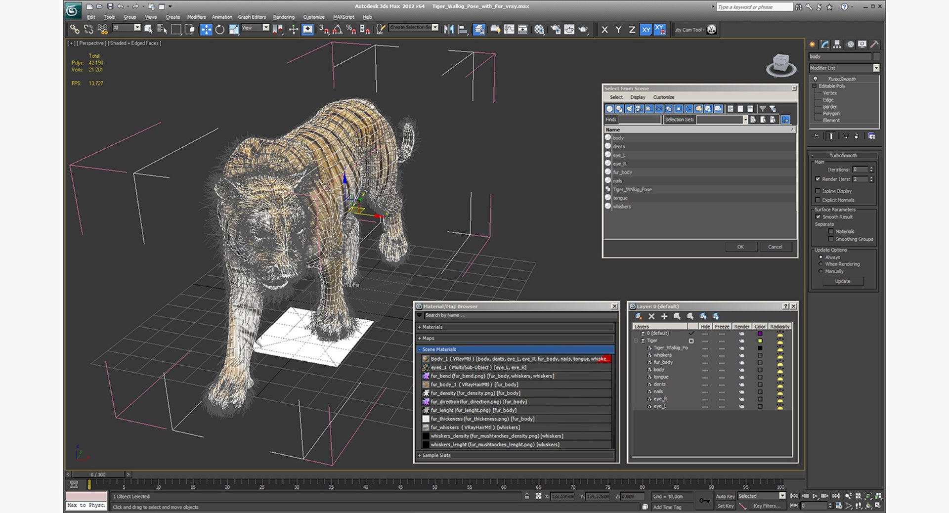 tiger walkig pose fur 3D model https://p.turbosquid.com/ts-thumb/Nk/EH456L/HwlnAZ1v/tigerwalkigposewithfurvray3dmodel022/jpg/1522440977/1920x1080/fit_q87/7be9b575cdec5d48891f0e2c929c8438cc0625ac/tigerwalkigposewithfurvray3dmodel022.jpg